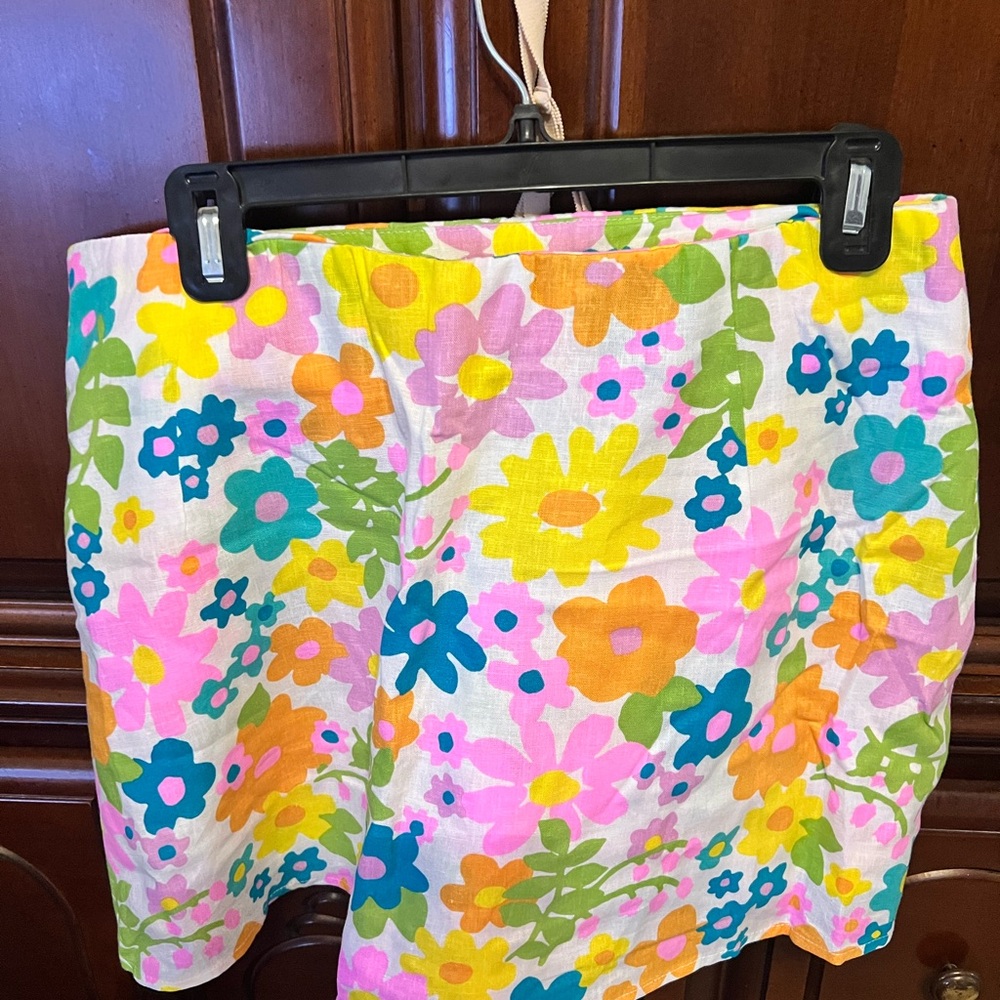 Show Me Your MuMu Colorful Floral Skirt NWOT